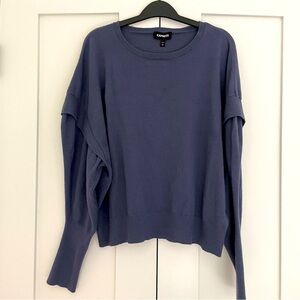 💙 EXPRESS BLUE RUFFLES SWEATSHIRT 💙